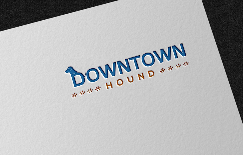 Logo Design by Malkuchulu for Downtown Hound | Design #18734720