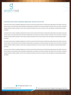 Briefkopf-Design von harmi_199 für Gordon Road Dental Care | Design: #18635243