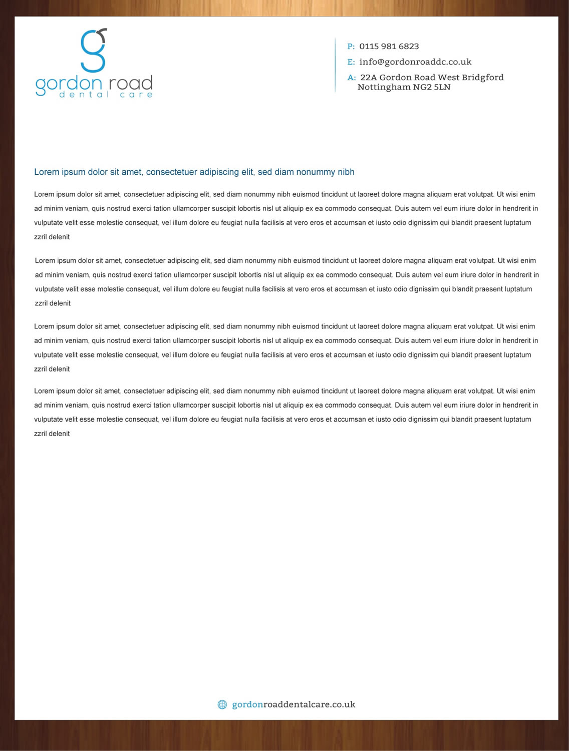 Design En-Tête par harmi_199 pour Gordon Road Dental Care | Design #18635244