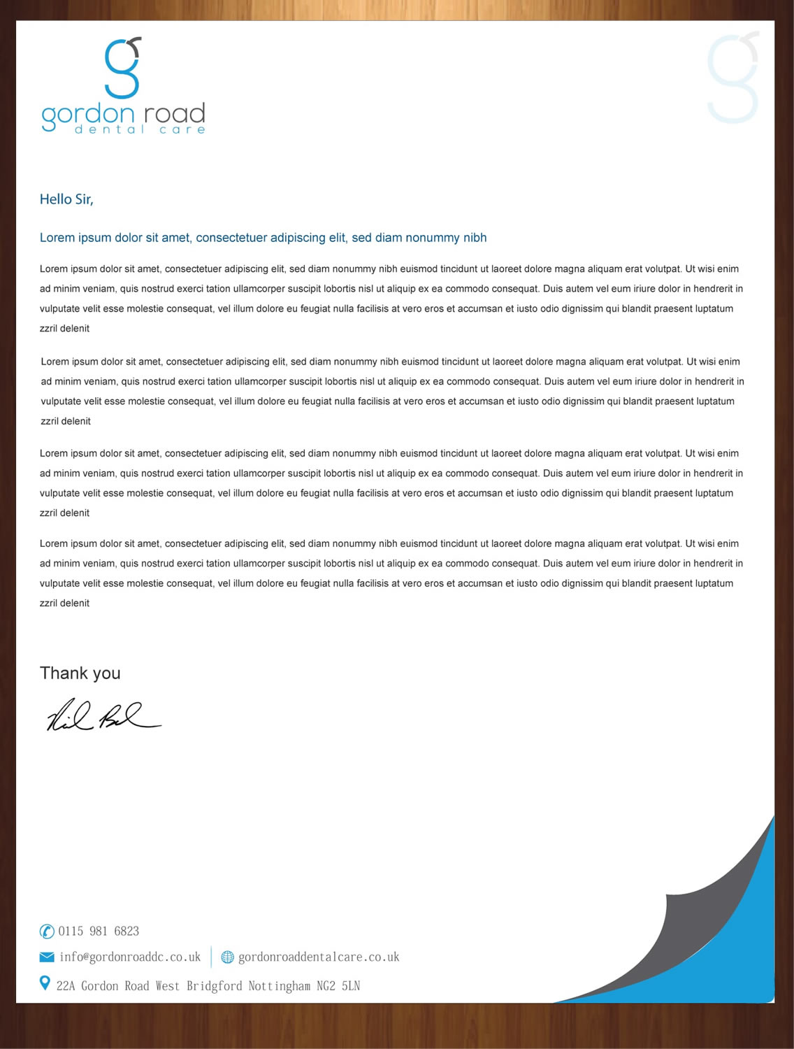 Design En-Tête par harmi_199 pour Gordon Road Dental Care | Design #18635247