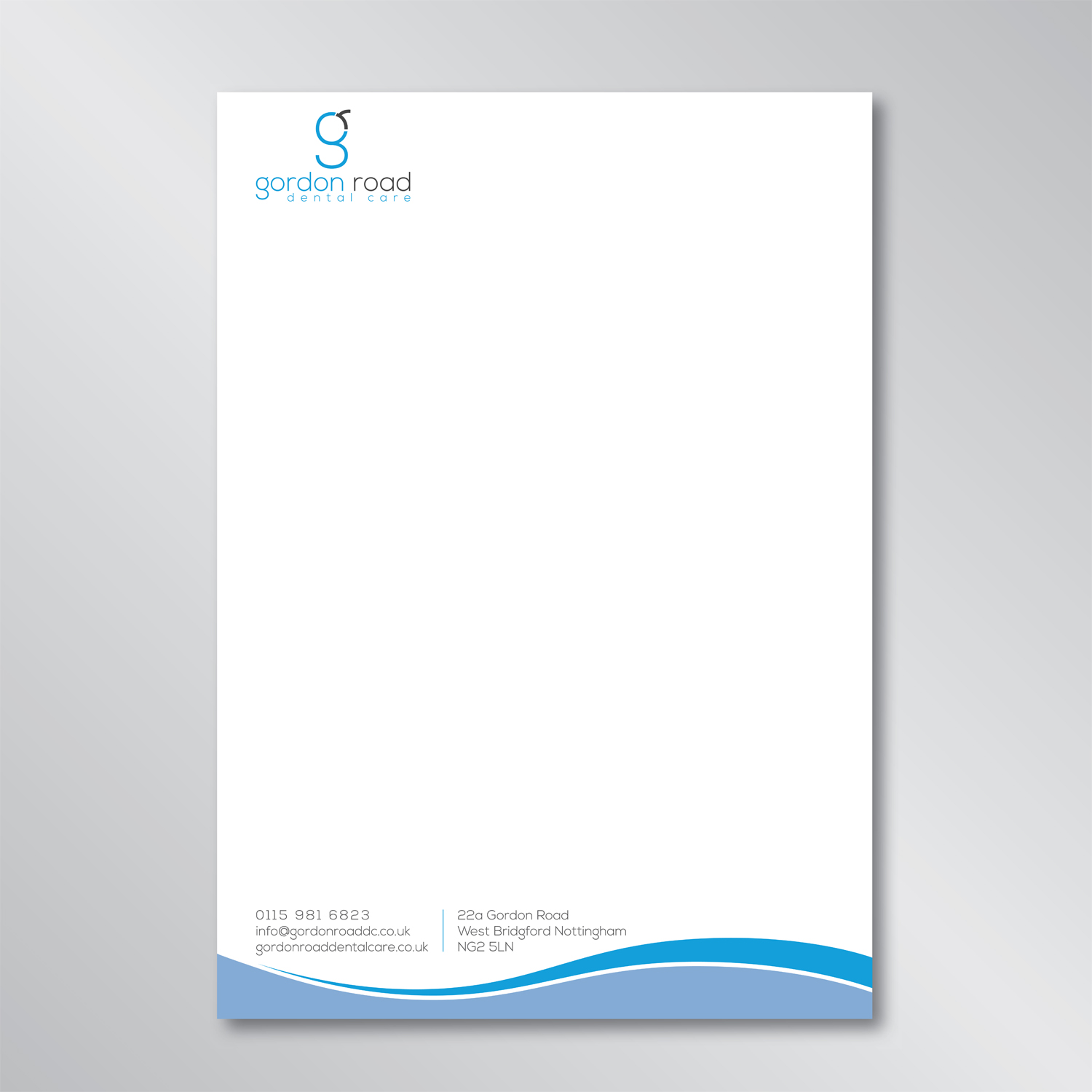 Letterhead Design by tavi for Gordon Road Dental Care | Design #18623514