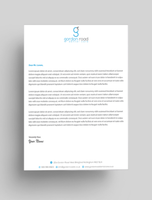 Letterhead Design by Infinitive Technology for Gordon Road Dental Care | Design: #18644726