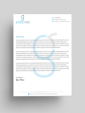 Letterhead Design by Infinitive Technology for Gordon Road Dental Care | Design: #18644727