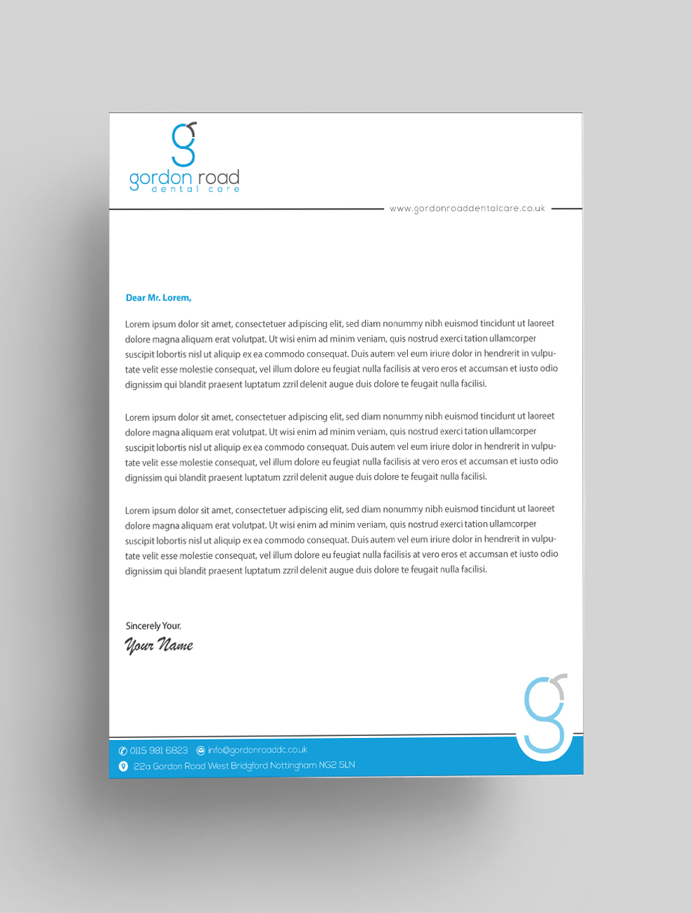 Design En-Tête par Infinitive Technology pour Gordon Road Dental Care | Design #18644748