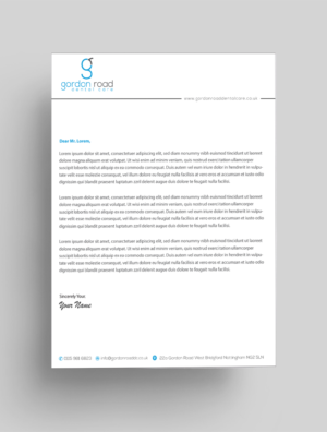 Letterhead Design by Infinitive Technology for Gordon Road Dental Care | Design: #18644863