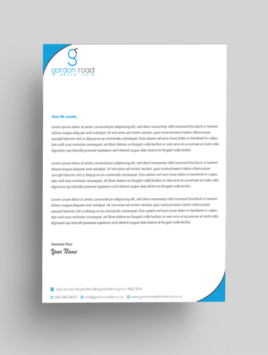 Letterhead Design by Infinitive Technology for Gordon Road Dental Care | Design: #18644972