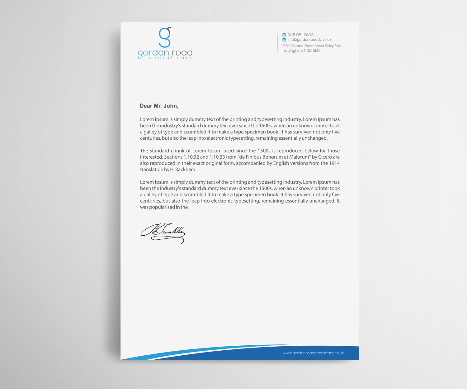 Design En-Tête par Infinitive Technology pour Gordon Road Dental Care | Design #18648065