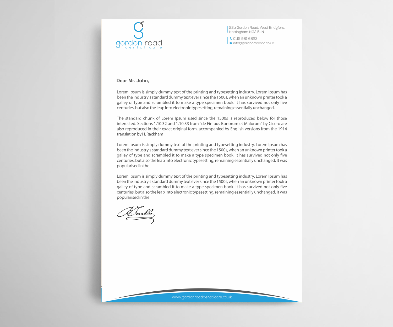 Design En-Tête par Infinitive Technology pour Gordon Road Dental Care | Design #18648538