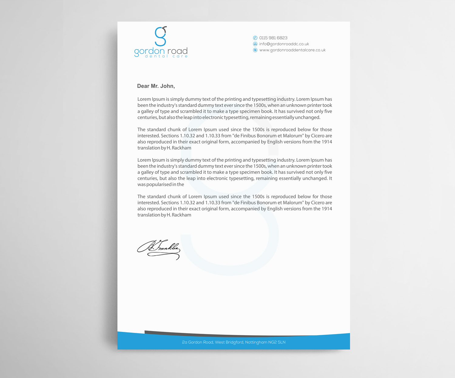 Design En-Tête par Infinitive Technology pour Gordon Road Dental Care | Design #18648571