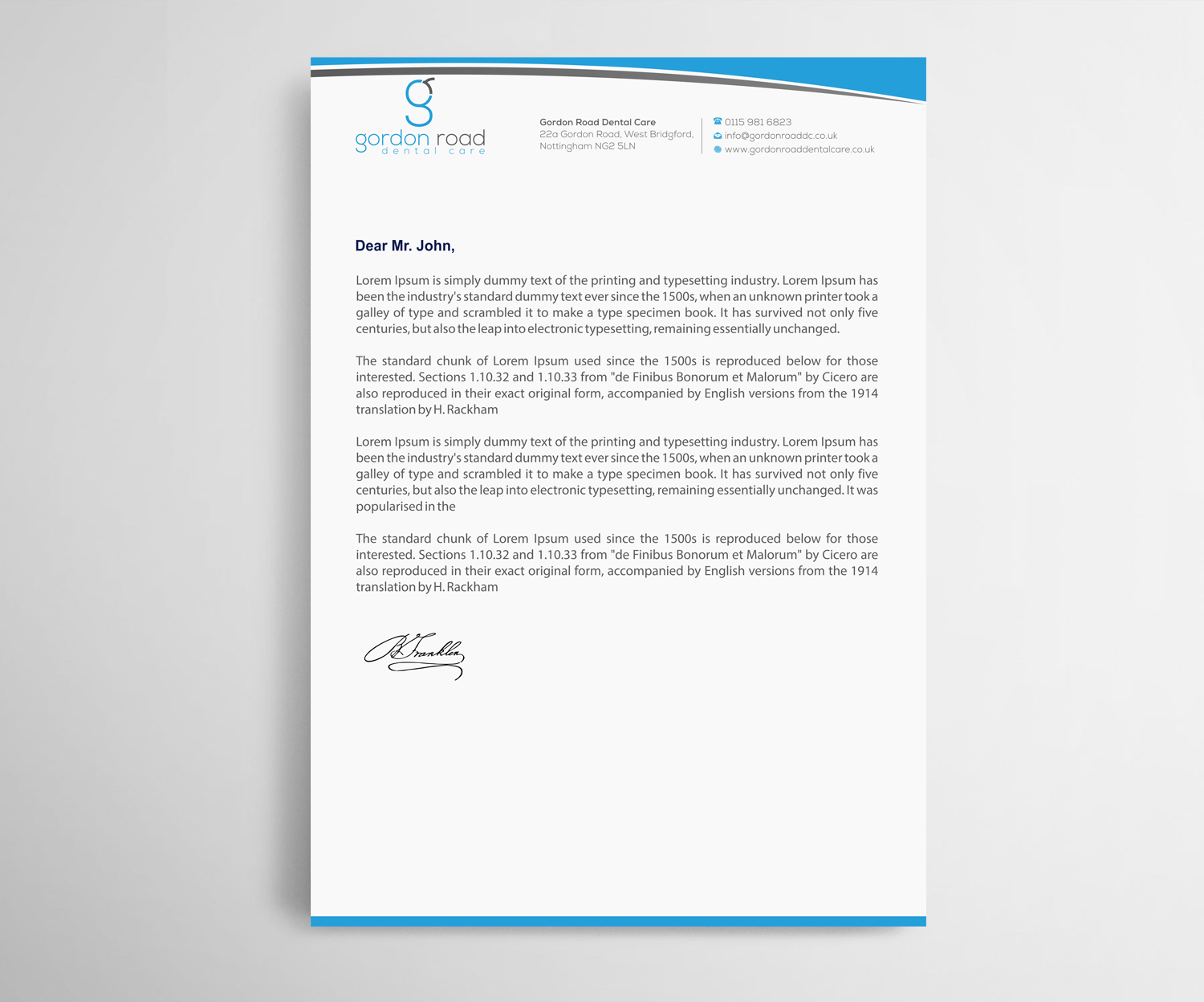 Design En-Tête par Infinitive Technology pour Gordon Road Dental Care | Design #18648572