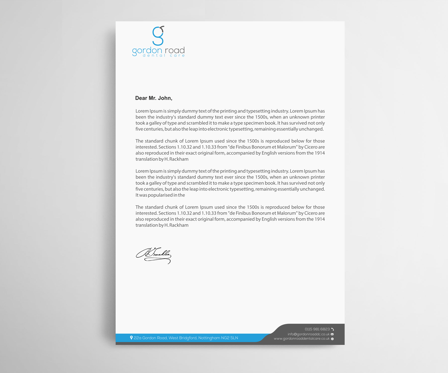 Design En-Tête par Infinitive Technology pour Gordon Road Dental Care | Design #18648582