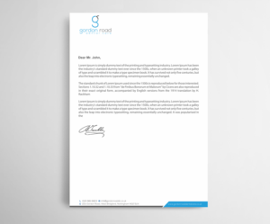 Letterhead design for Dental Practice - Gordon Road Dental Care  | Letterhead Design by Infinitive Technology