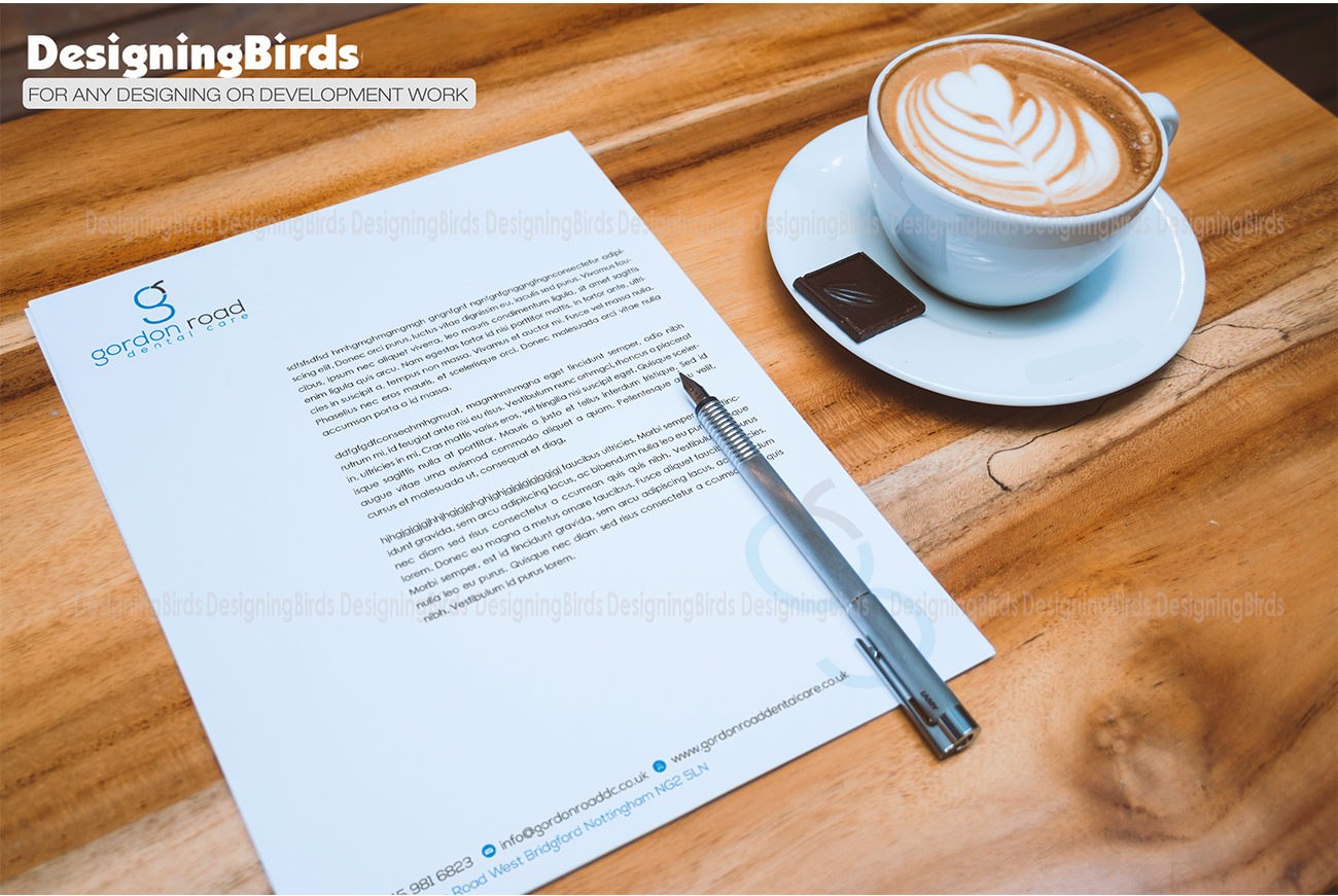 Briefkopf-Design von Designing Birds für Gordon Road Dental Care | Design #18618545
