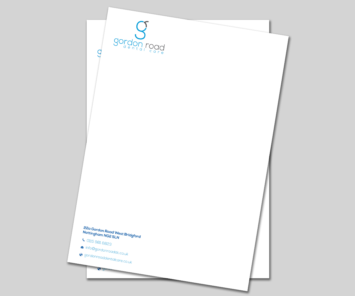 Briefkopf-Design von Your_Design für Gordon Road Dental Care | Design #18633458