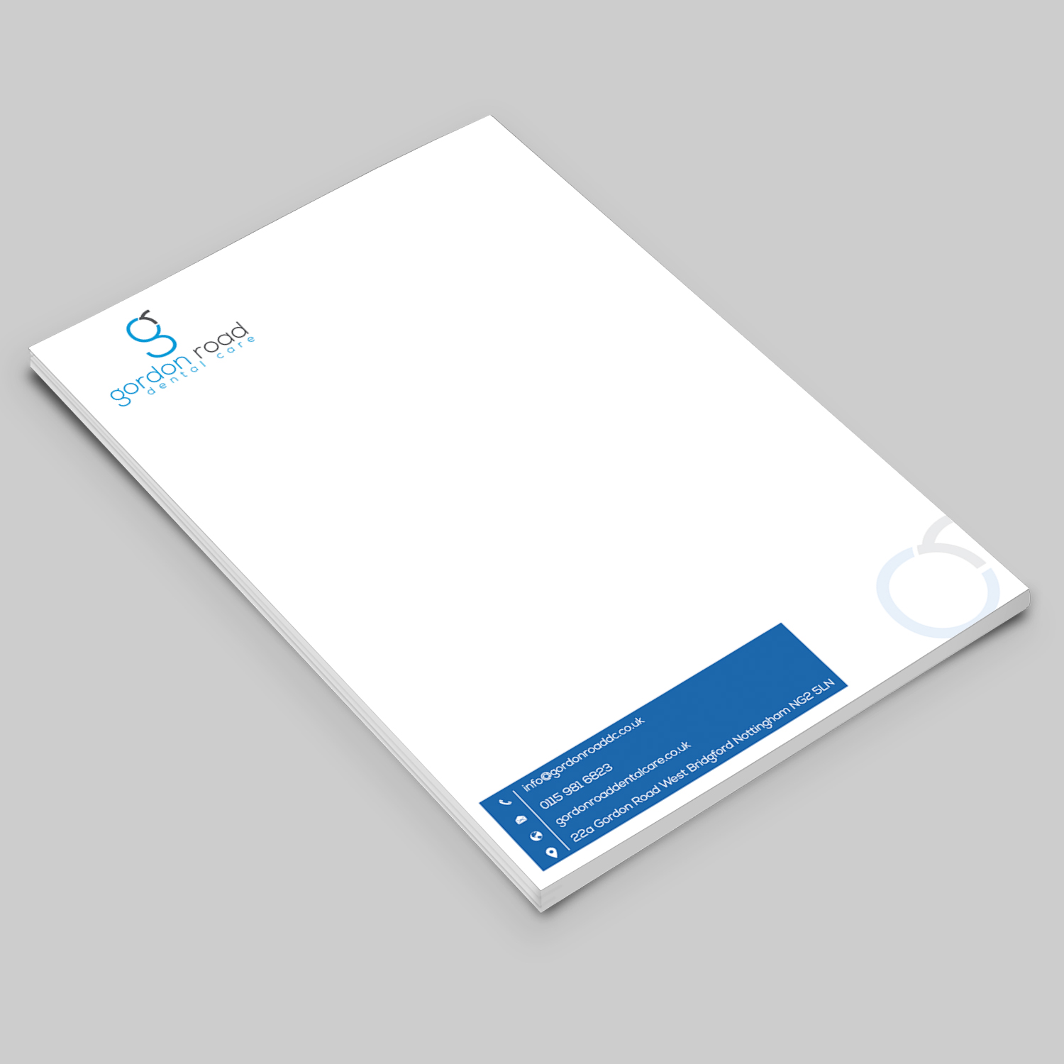 Letterhead Design by Your_Design for Gordon Road Dental Care | Design #18633605