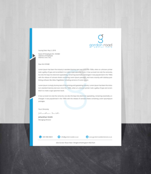 Letterhead Design by Creations Box 2015 for Gordon Road Dental Care | Design: #18627906