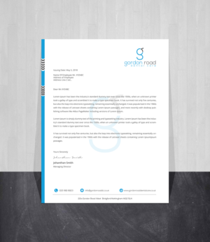 Letterhead Design by Creations Box 2015 for Gordon Road Dental Care | Design: #18627907
