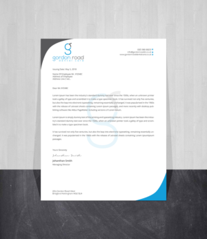 Letterhead Design by Creations Box 2015 for Gordon Road Dental Care | Design: #18627910