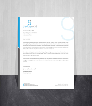Letterhead Design by Creations Box 2015 for Gordon Road Dental Care | Design: #18627911