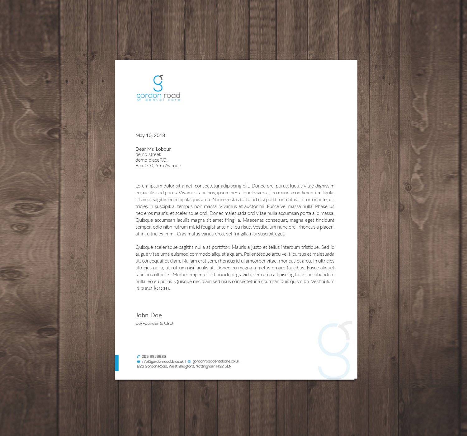 Design En-Tête par Right_D pour Gordon Road Dental Care | Design #18640822