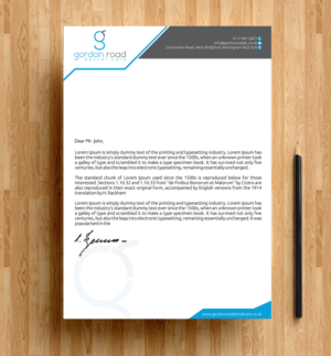 Letterhead Design by alpesh9520 for Gordon Road Dental Care | Design: #18630879