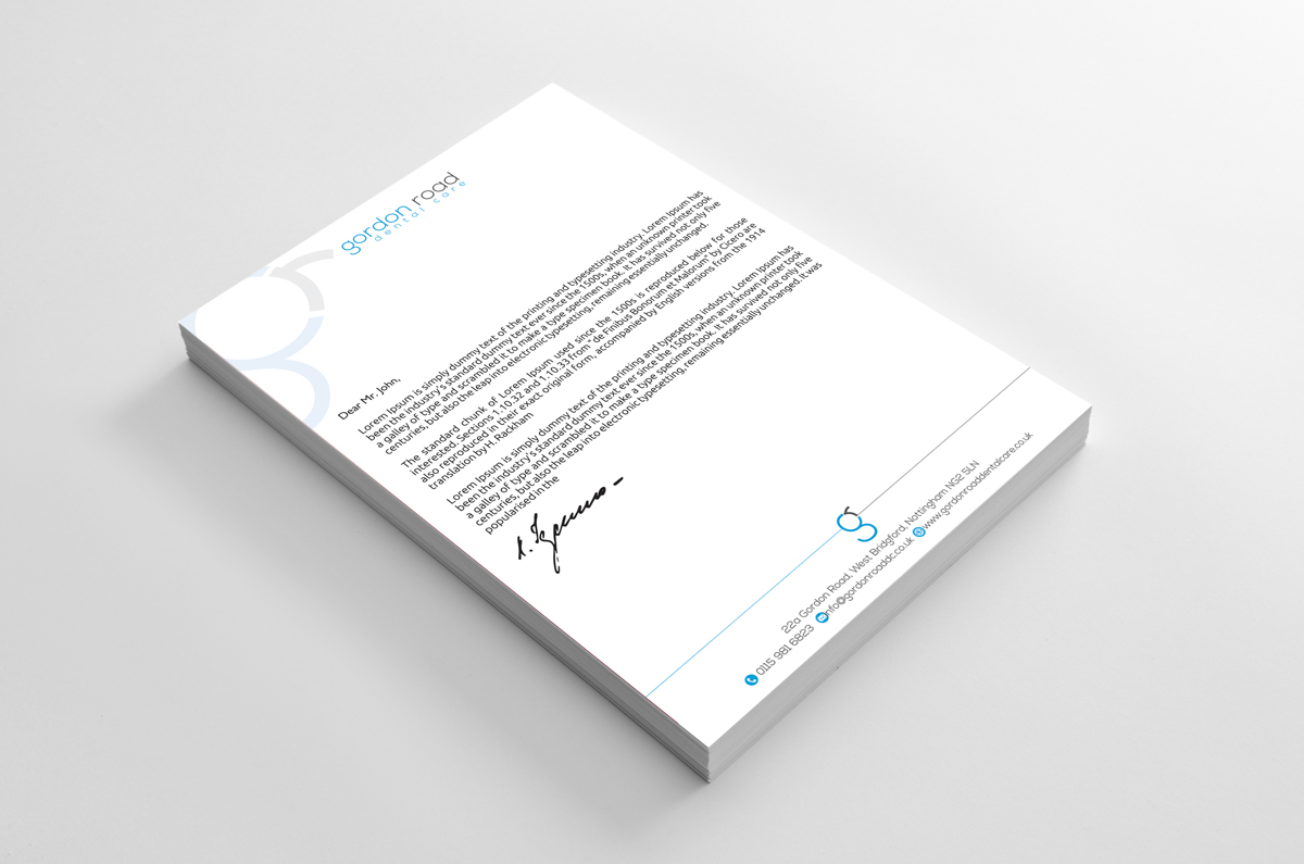 Briefkopf-Design von alpesh9520 für Gordon Road Dental Care | Design #18631932