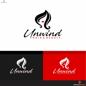 Unwind Hair & Beauty | Logo Design by Graphic Bricks