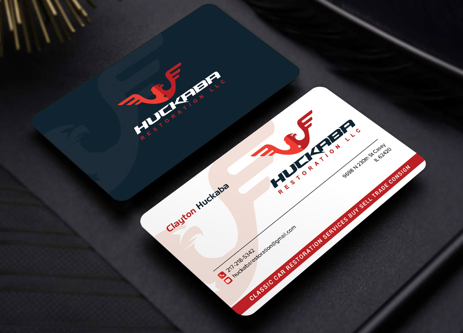 Diseño de Tarjeta de Presentación por Sandaruwan para Huckaba Restoration LLC  | Diseño #18617189
