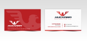 Business Card Design by Pointless Pixels India for Huckaba Restoration LLC  | Design: #18611602