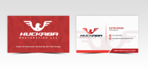 Business Card Design by Pointless Pixels India for Huckaba Restoration LLC  | Design: #18614138