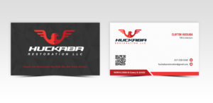 Business Card Design by Pointless Pixels India for Huckaba Restoration LLC  | Design: #18614390
