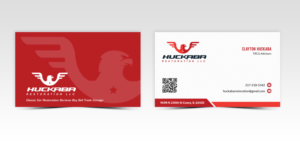 Business Card Design by Pointless Pixels India for Huckaba Restoration LLC  | Design: #18614391