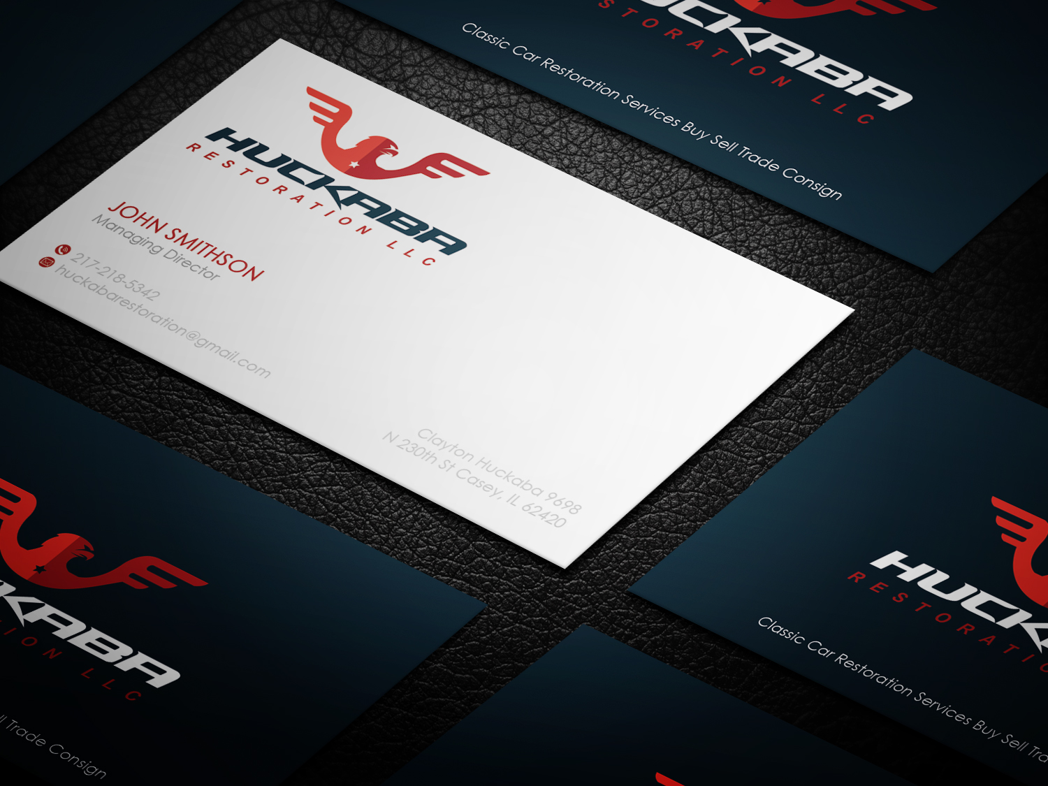 Business Card Design by WebixBD for Huckaba Restoration LLC  | Design #18696178
