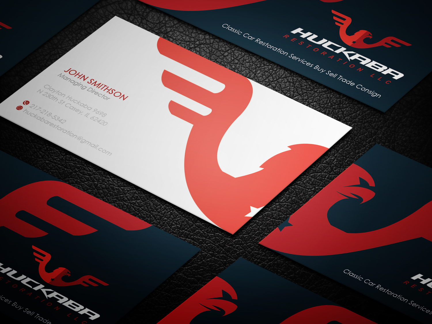 Business Card Design by WebixBD for Huckaba Restoration LLC  | Design #18696279