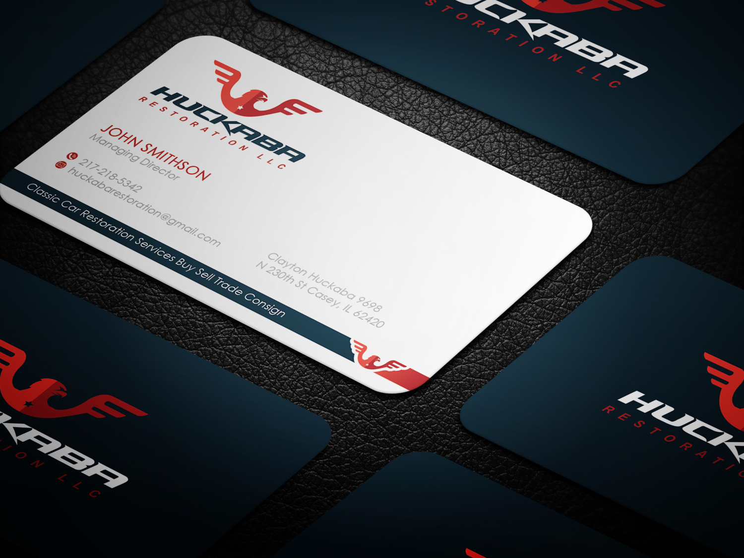 Business Card Design by WebixBD for Huckaba Restoration LLC  | Design #18696456