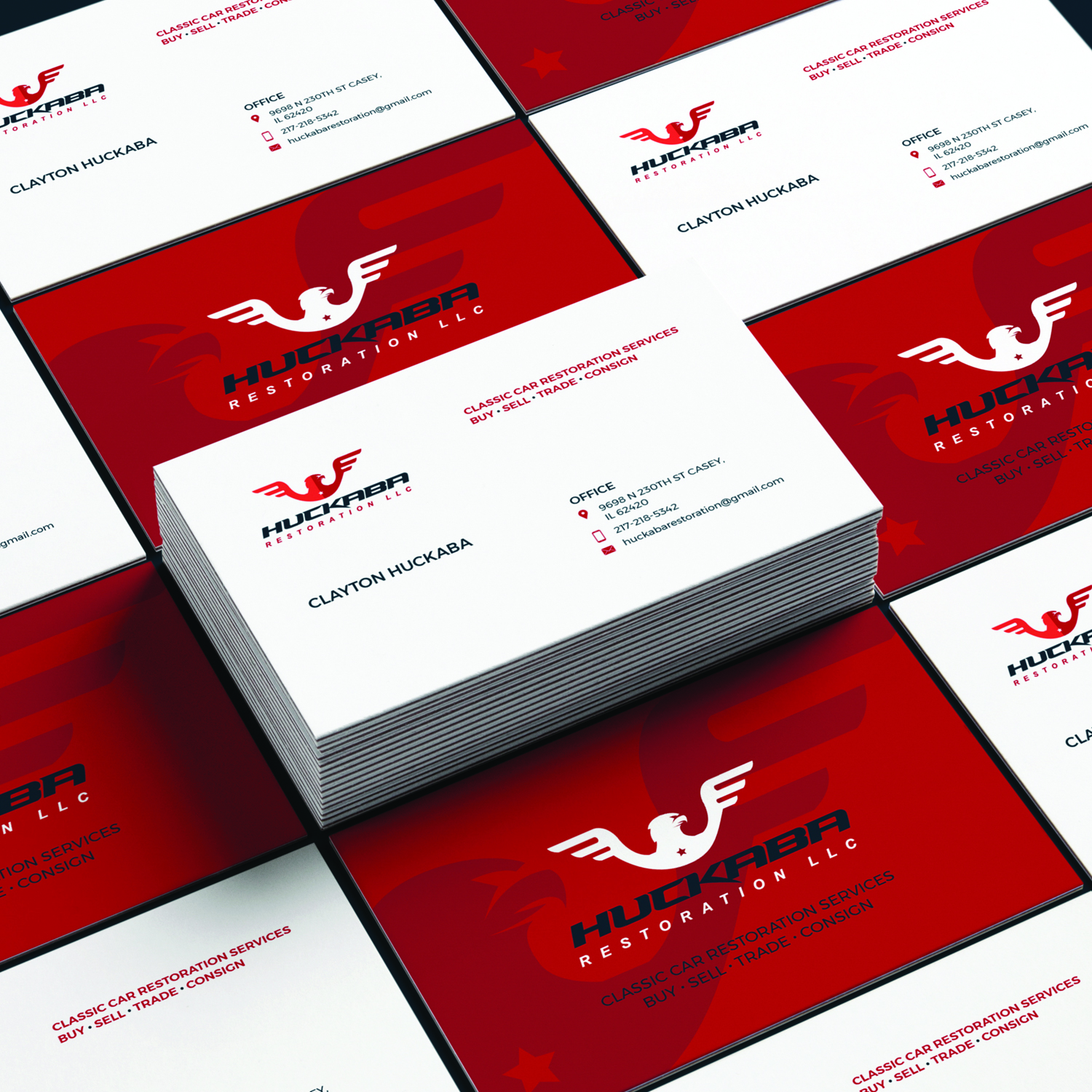 Business Card Design by pixiagraphics for Huckaba Restoration LLC  | Design #18631443