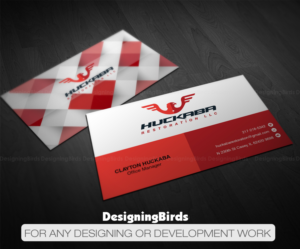 Business Card Design by Designing Birds for Huckaba Restoration LLC  | Design: #18624940