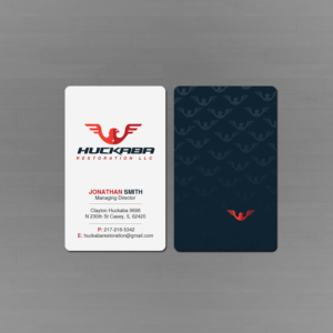 Business Card Design by Creations Box 2015 for Huckaba Restoration LLC  | Design: #18616065