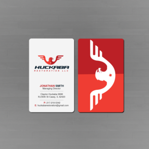 Business Card Design by Creations Box 2015 for Huckaba Restoration LLC  | Design: #18618014
