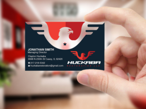 Diseño de Tarjeta de Presentación por Creations Box 2015 para Huckaba Restoration LLC  | Diseño: #18618023