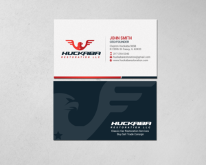 Business Card Design by chandrayaan.creative for Huckaba Restoration LLC  | Design: #18612048