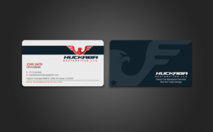 Business Card Design by chandrayaan.creative for Huckaba Restoration LLC  | Design: #18613092