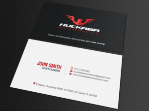 Business Card Design by chandrayaan.creative for Huckaba Restoration LLC  | Design: #18613260