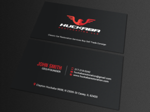 Business Card Design by chandrayaan.creative for Huckaba Restoration LLC  | Design: #18613261