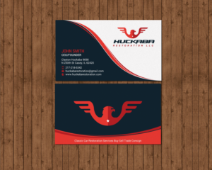 Business Card Design by chandrayaan.creative for Huckaba Restoration LLC  | Design: #18613374