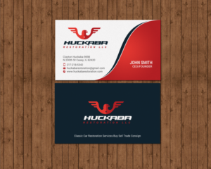 Business Card Design by chandrayaan.creative for Huckaba Restoration LLC  | Design: #18613376