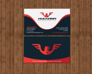 Design de Carte de Visite par chandrayaan.creative pour Huckaba Restoration LLC  | Design : #18613395