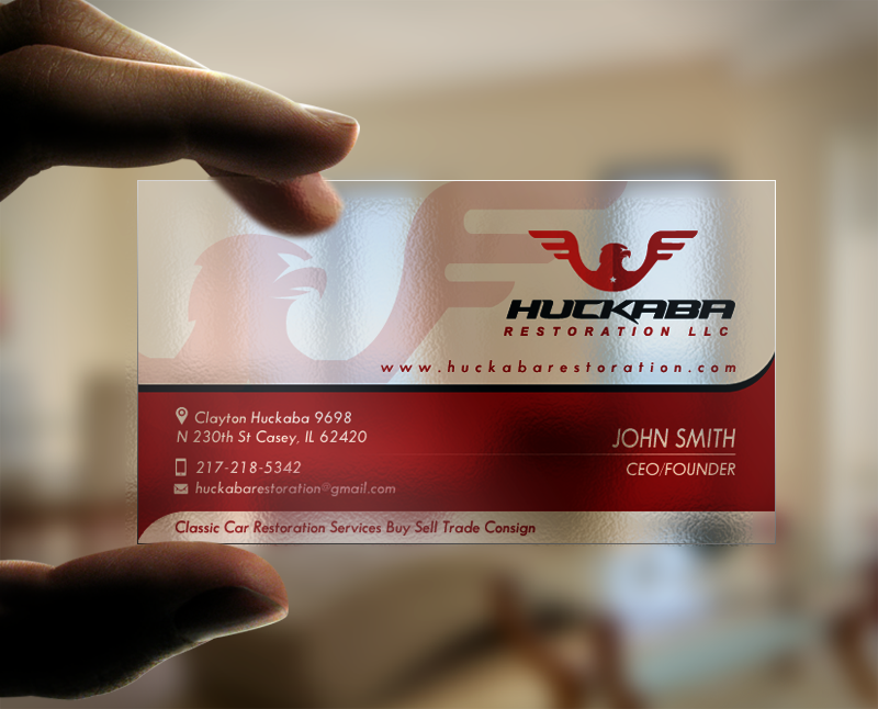 Business Card Design by chandrayaan.creative for Huckaba Restoration LLC  | Design #18624350