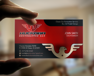 Business Card Design by chandrayaan.creative for Huckaba Restoration LLC  | Design: #18624357