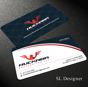 Design de Carte de Visite par SL Designer pour Huckaba Restoration LLC  | Design : #18619499